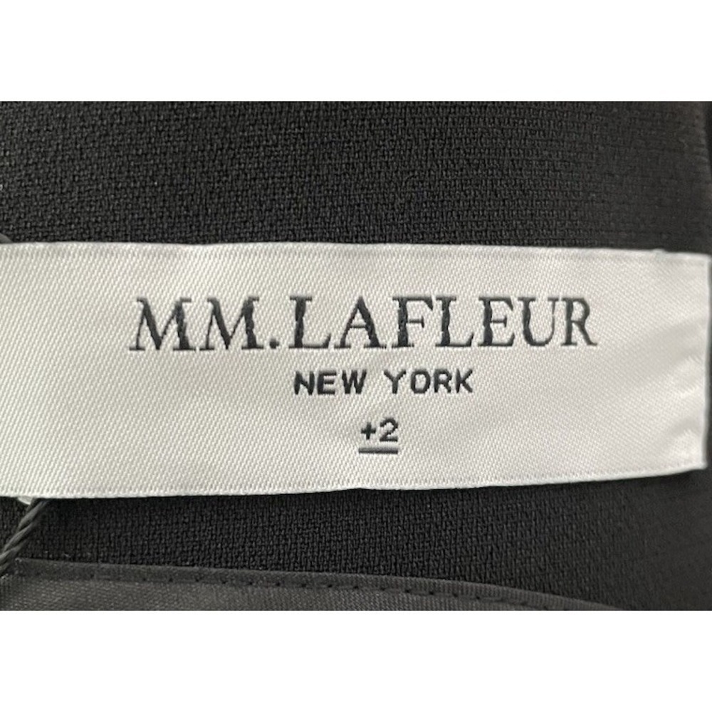 M.M.Lafleur Womens Black Crepe The Sarah Dress Size 2X Work Career‎ Minimalistic - Picture 4 of 6